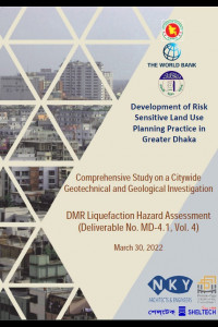 27.4 MD-4 Draft Analysis of Geotechnical and Geological Studies-Liquefaction Hazard Reports_URP/RAJUK/S-5-এর কভার ইমেজ